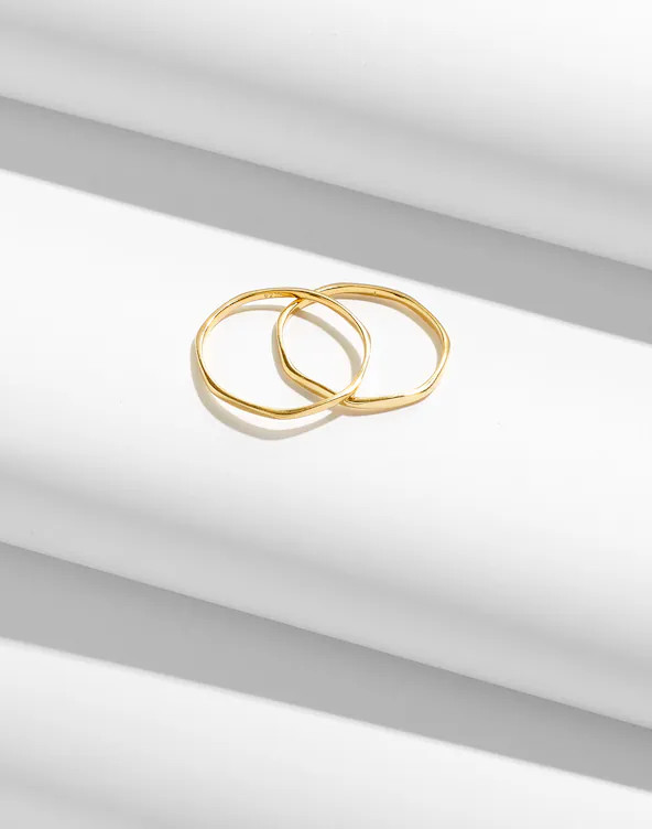 Demi-Fine Skinny Ring Set | Madewell