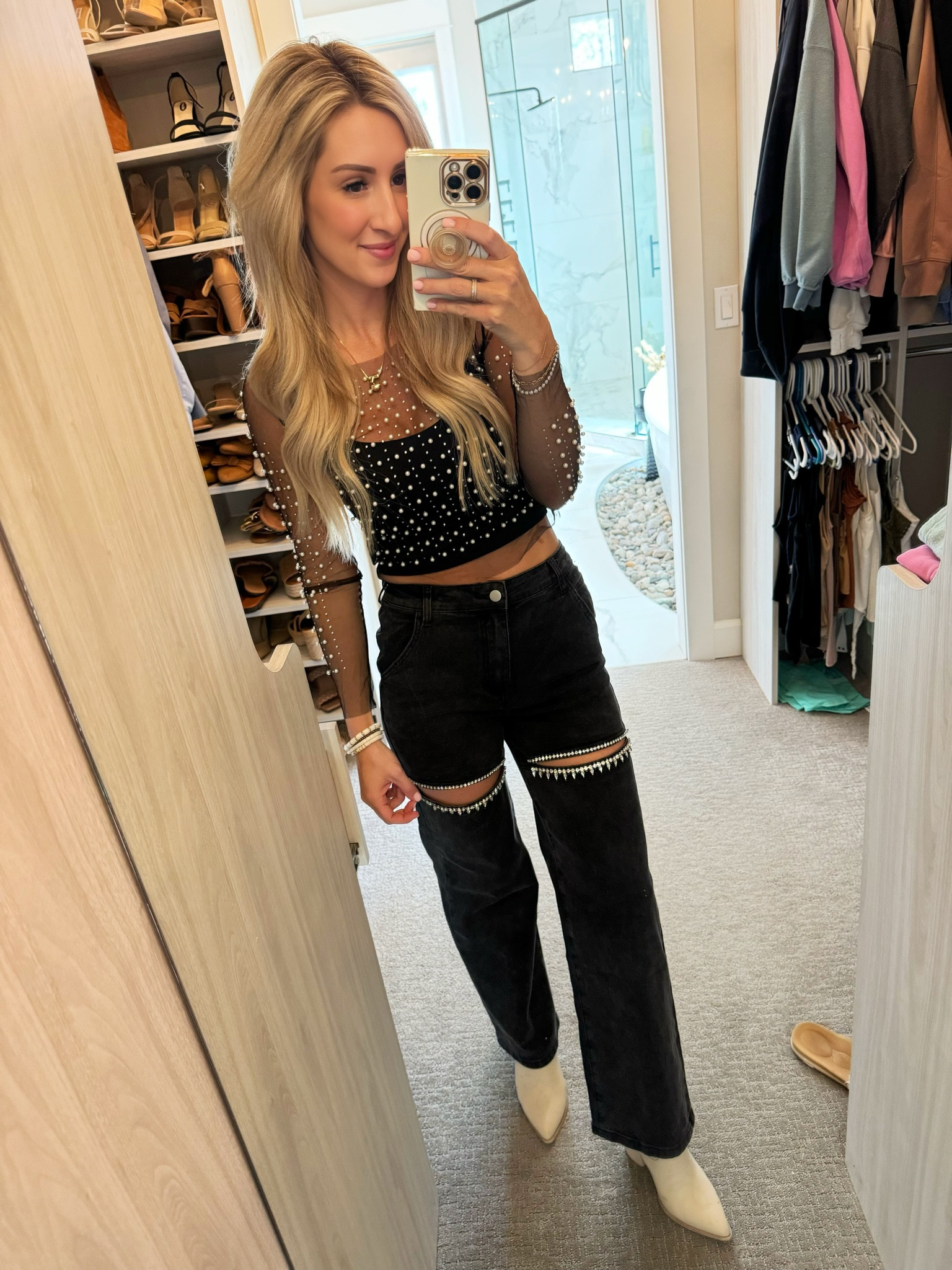 Last nights concert look! country concert outfit. Rhinestone jeans. Amazon shirt Amazon country concert find. 

#LTKStyleTip #LTKU #LTKBeauty