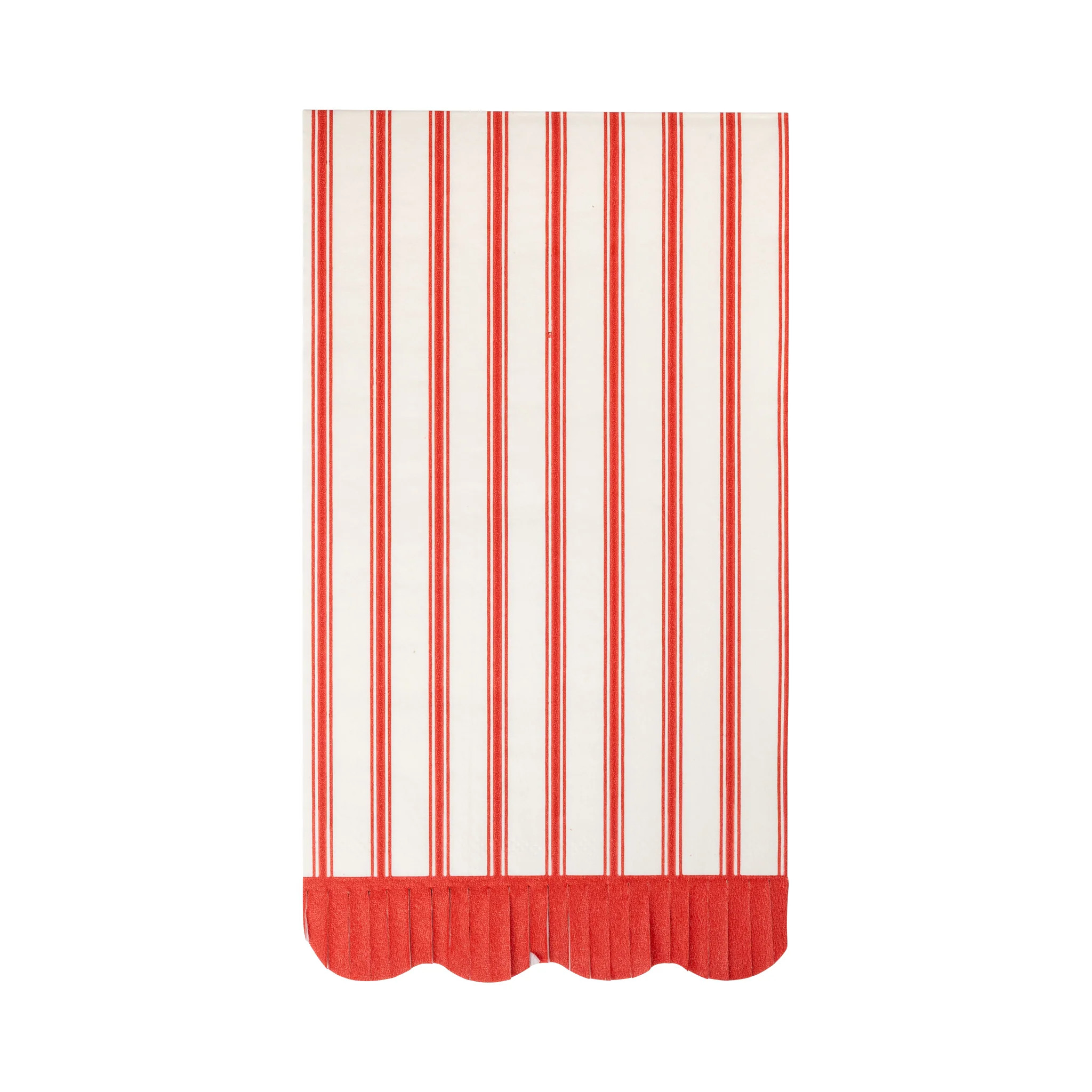 Red Striped Dinner Napkin | My Mind's Eye