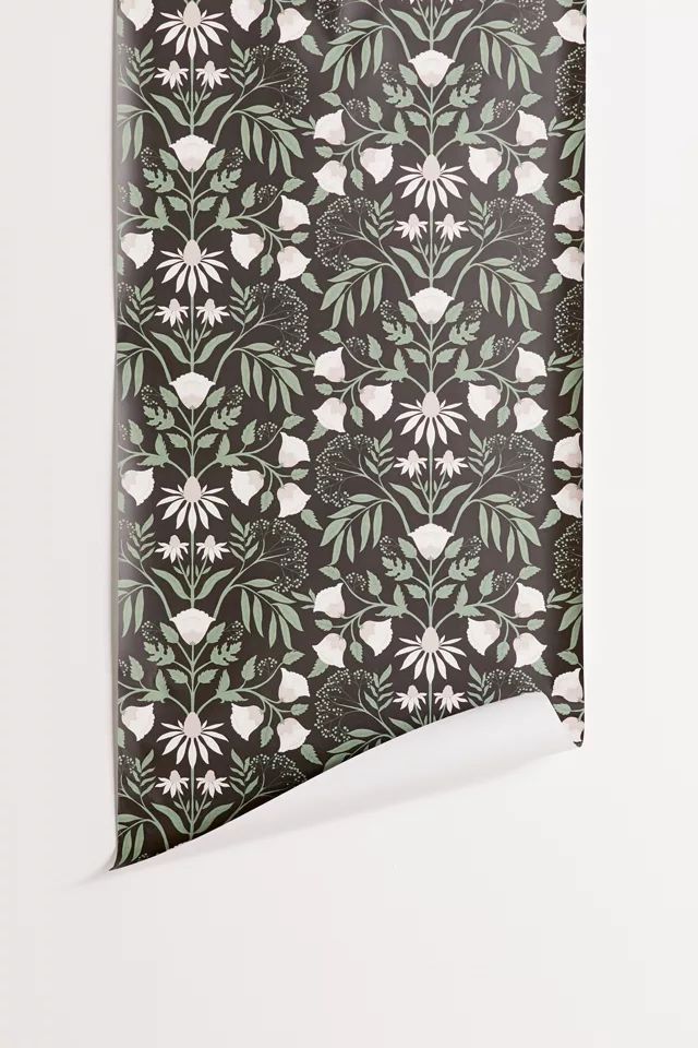 Camille Floral Removable Wallpaper | Urban Outfitters (US and RoW)