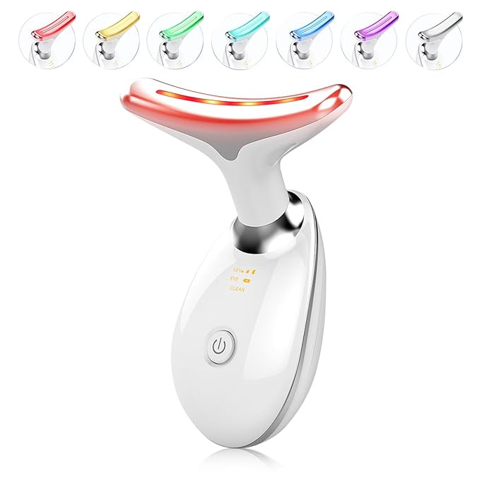 Light Based Multifunctional Facial Massager, 7 Color Portable Face Massager Tool for Skin Care, G... | Amazon (US)