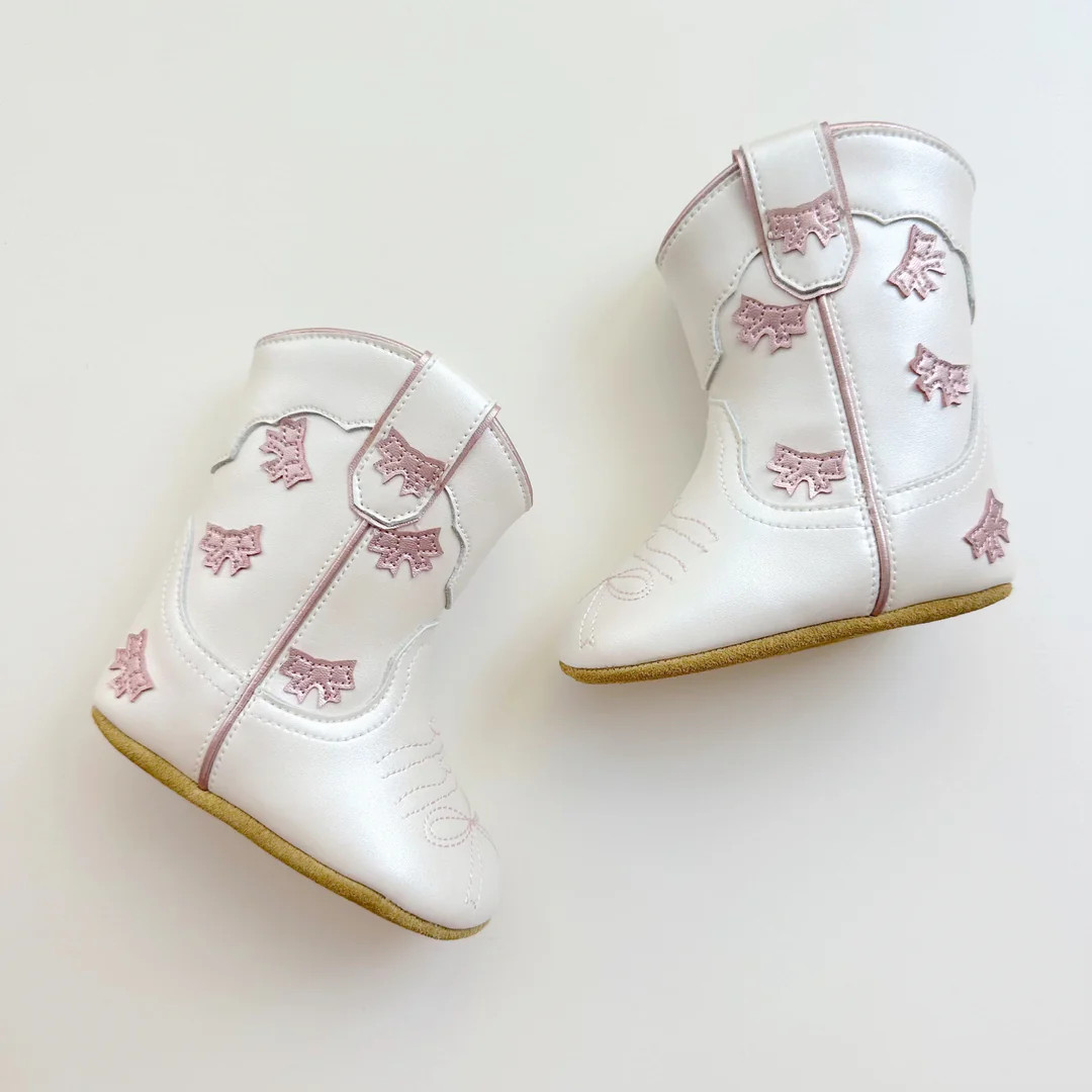 Cowgirl Bow Baby Bootie | Wild and Rae