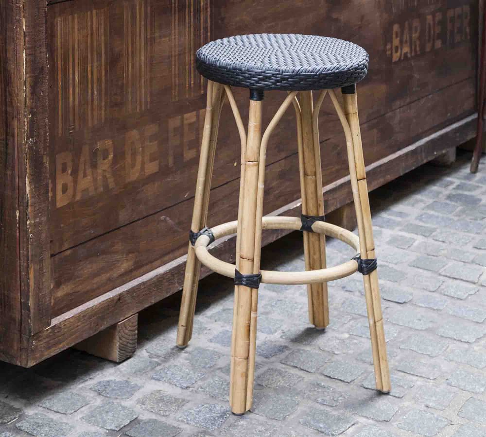 Simone Rattan Bar & Counter Stools | Pottery Barn (US)