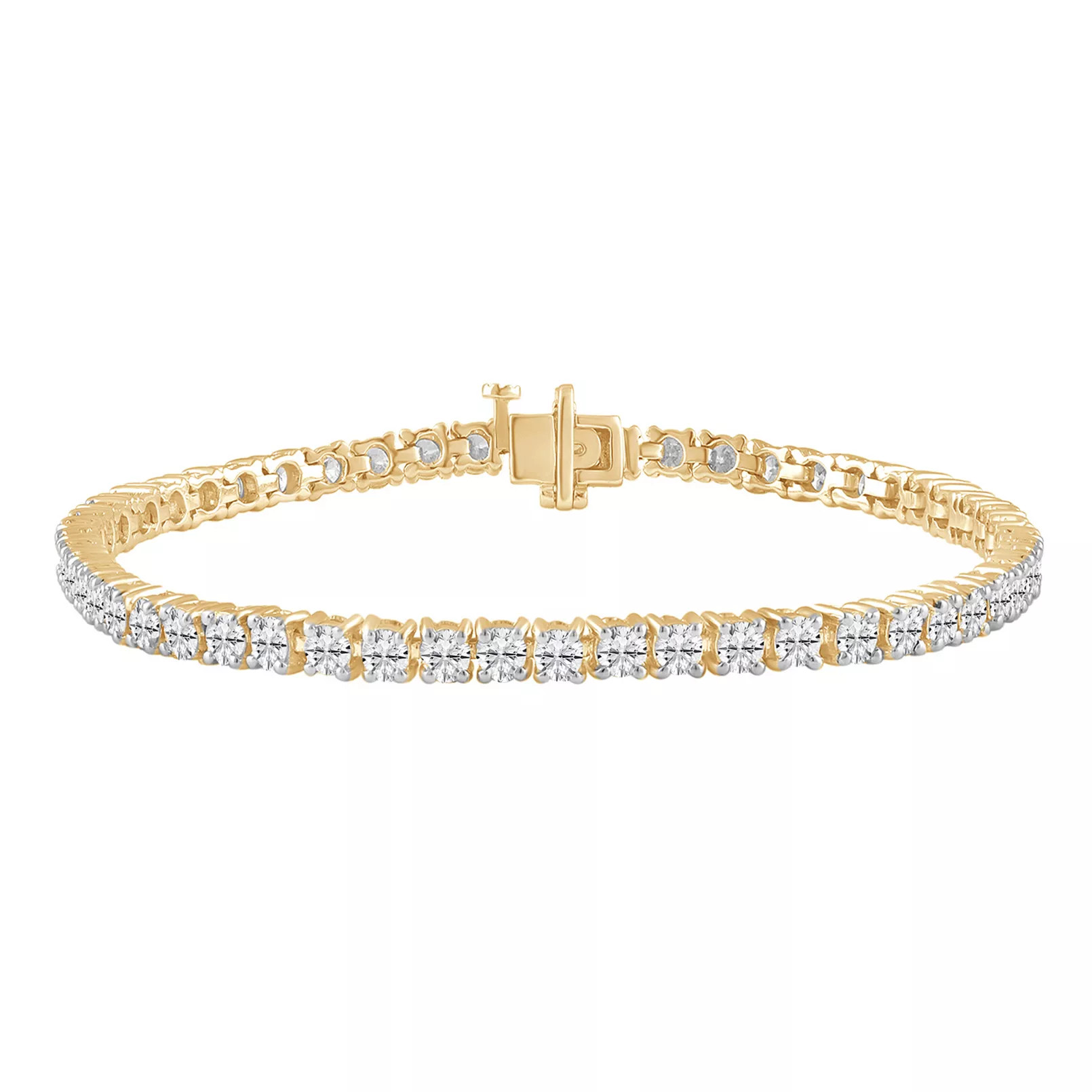 Gemstone Brilliance Lab-Created White Sapphire Tennis Bracelet | Kohl's