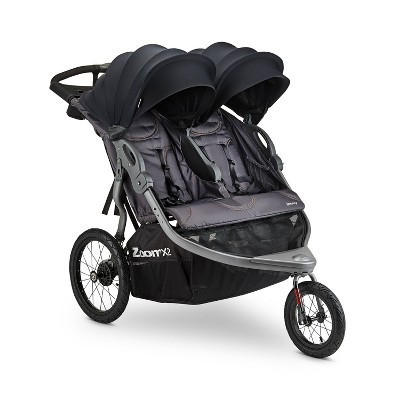 Joovy ZoomX2 Double Lightweight Jogging Stroller - Forged Iron | Target