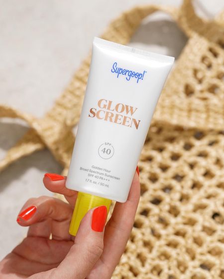 Favorite glow sunscreen primer in one from Supergoop 

#LTKbeauty #LTKSeasonal