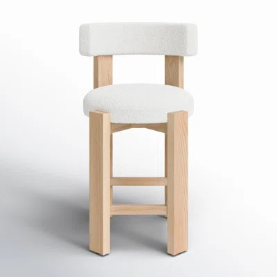 Eugenia Boucle Counter Stool | Wayfair North America