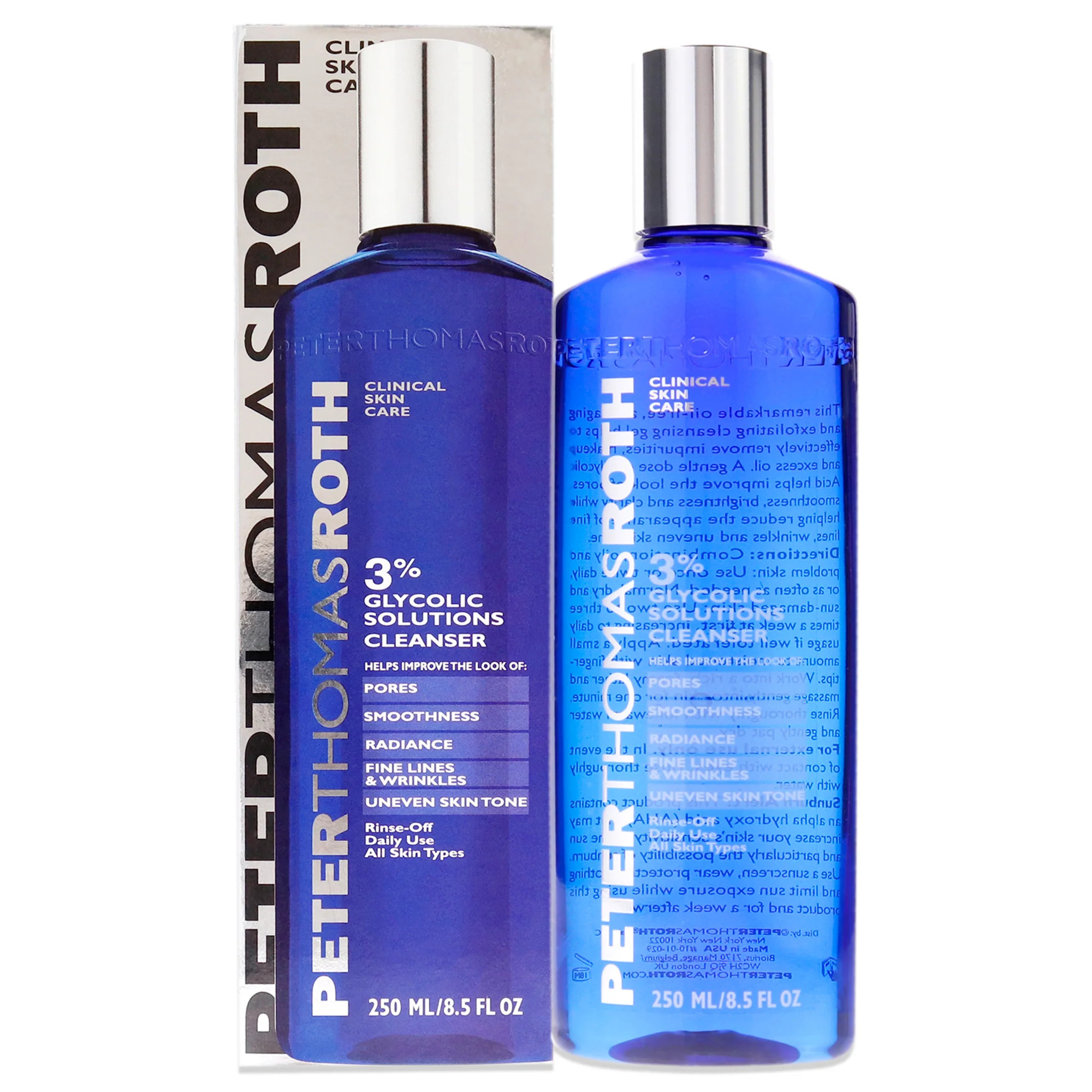 Glycolic 3 Percent Solutions Cleanser by Peter Thomas Roth for Unisex - 8.5 oz Cleanser | Shop Simon