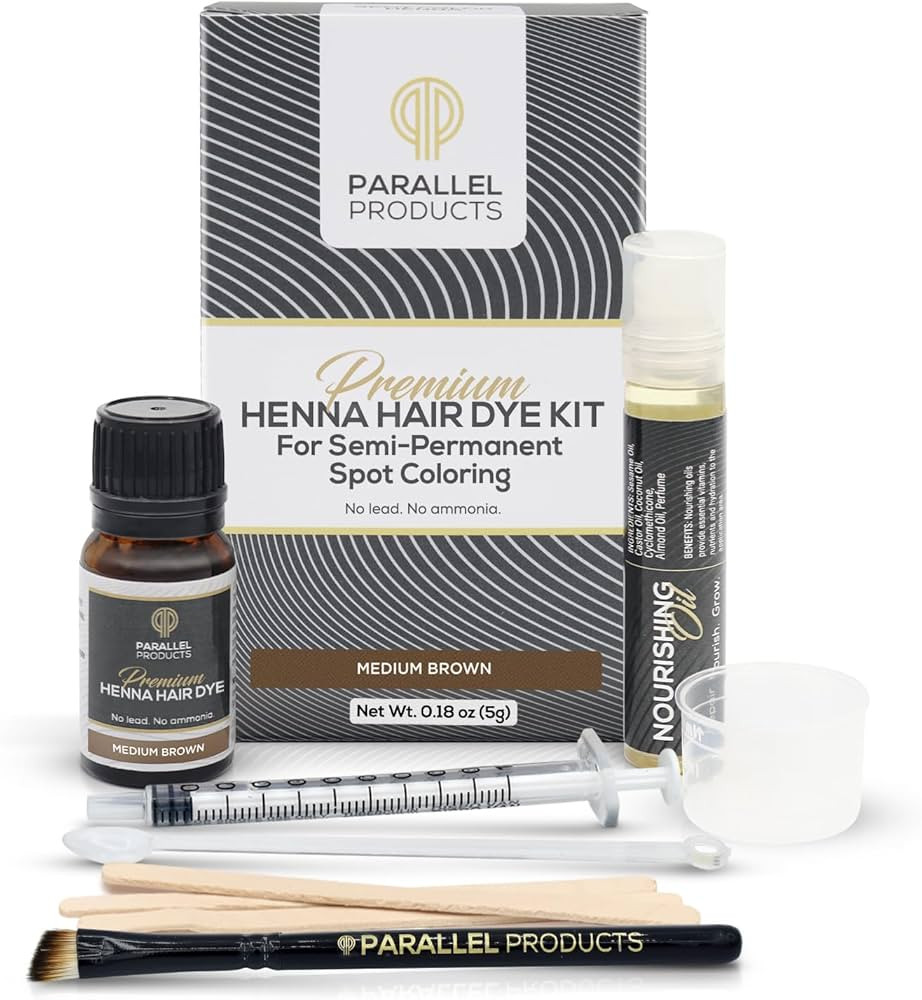 Parallel Products Spot Color Henna Kit - Henna Hair Dye - 5 grams - Tint for Professional Spot Co... | Amazon (US)