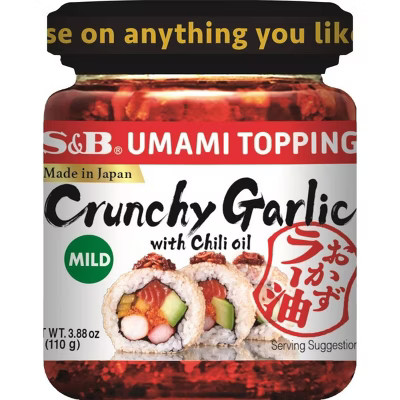 S & B Garlic Crunch Chili Oil - 3.88oz | Target