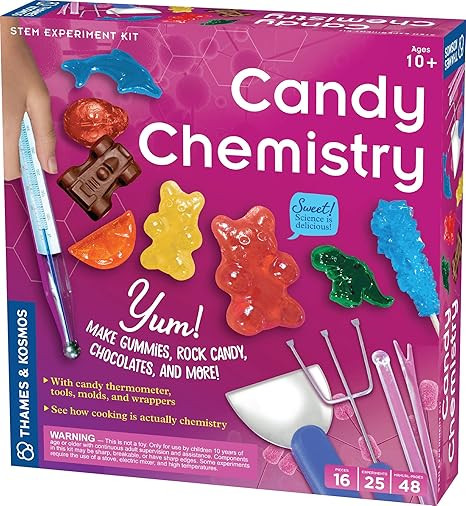 Thames & Kosmos Candy Chemistry | Science Kit | Rock Candy, Chocolates, Gummy Bears, Wintergreen ... | Amazon (US)