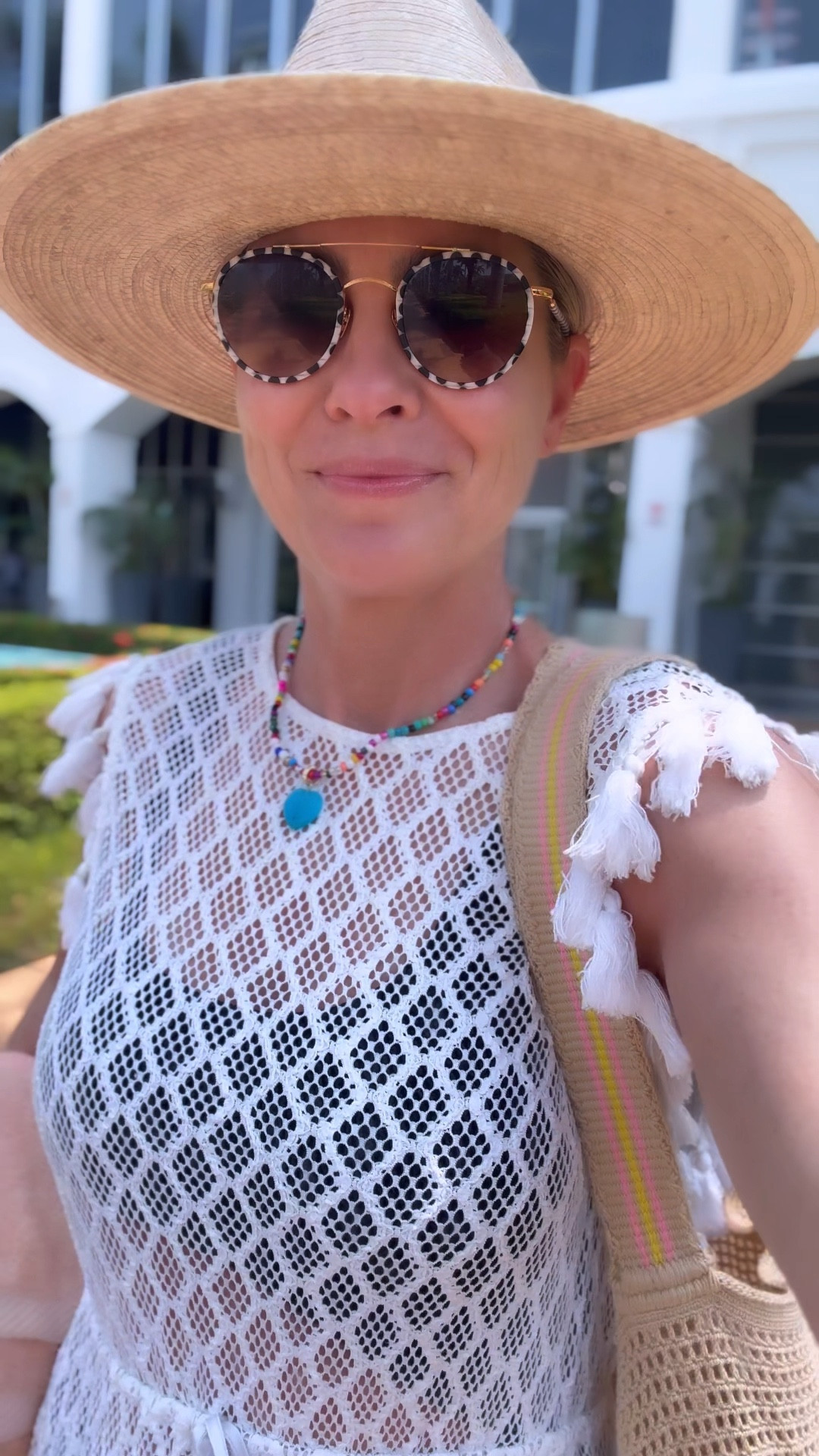 < beach // day > 🐚🩷 coverup older Anthropologie but linking similars plus my accessories.  