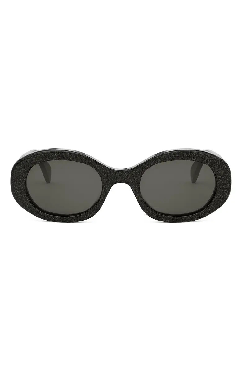 Triomphe 52mm Oval Sunglasses | Nordstrom