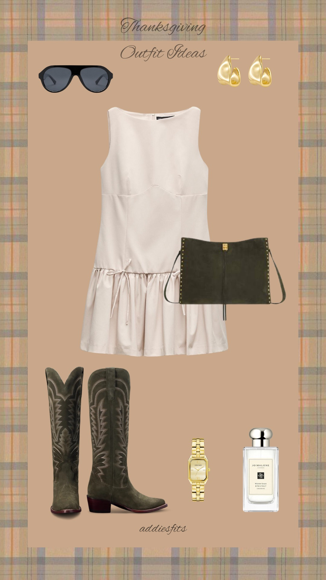 Thanksgiving Outfit Ideas  
Dress is Zara! 
Bag is Rebecca Minkoff !
 

#LTKStyleTip #LTKSeasonal #LTKHoliday