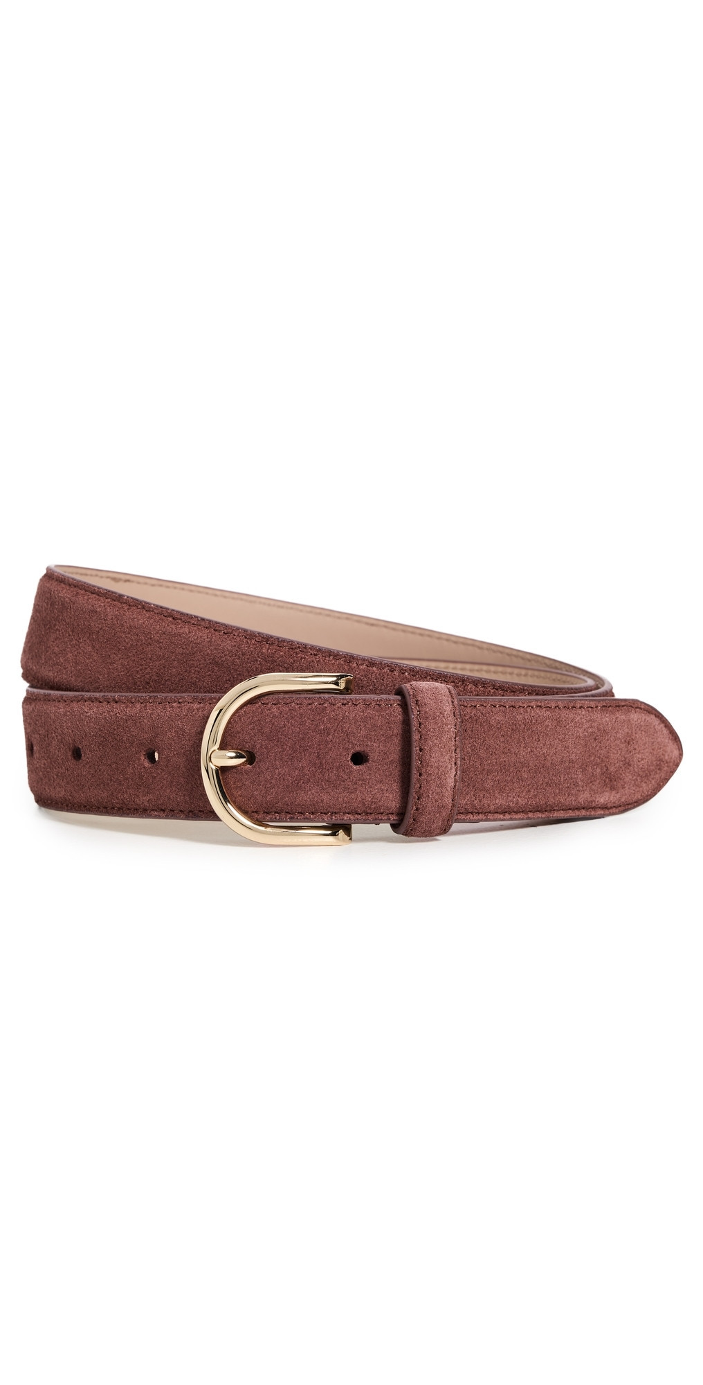 Favorite Daughter The Suede Juni Belt Tan/Gold S | Shopbop