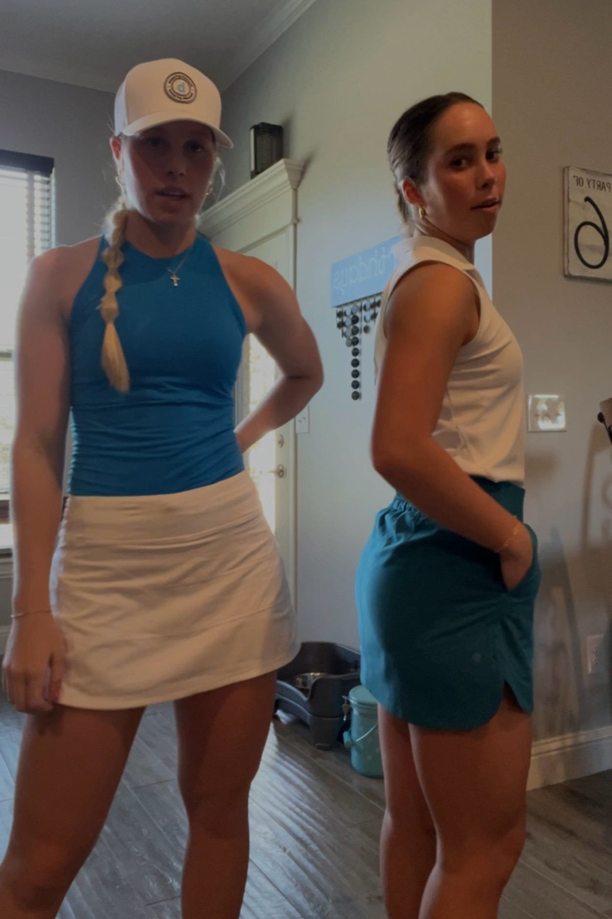 Golf fit! Oner active tank can’t be linked. Hat is BlueCaddie!