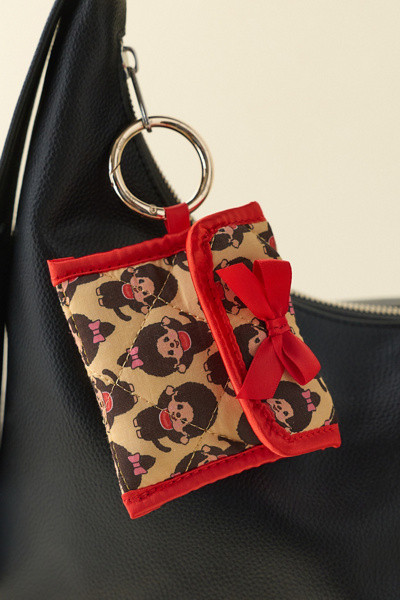 Sonix X Monchhichi Print Quilted Earbud Case Keychain | Urban Outfitters (US and RoW)