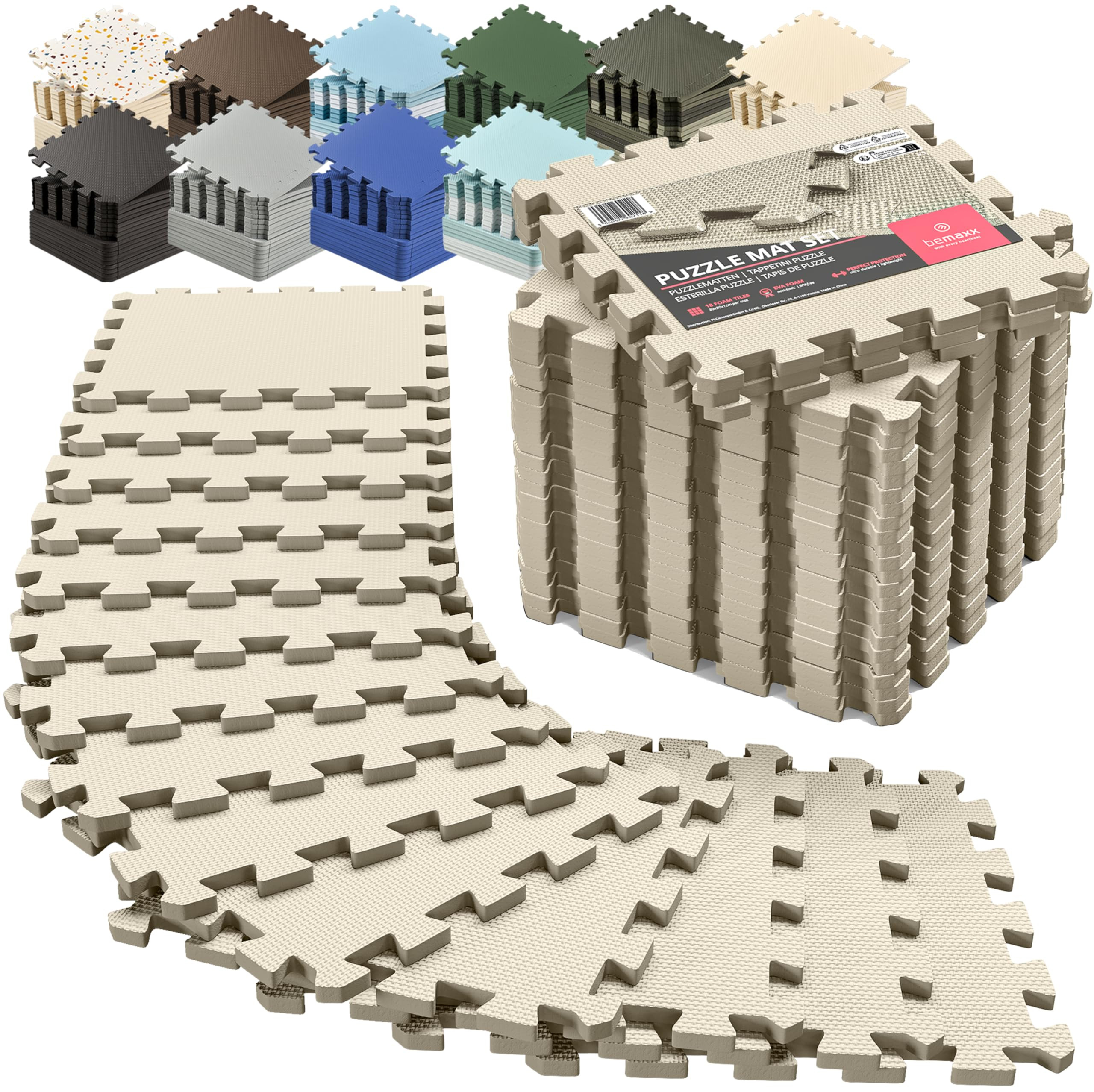 Warm Sand | 18 Tiles | 18 Sq Ft | Amazon (CA)