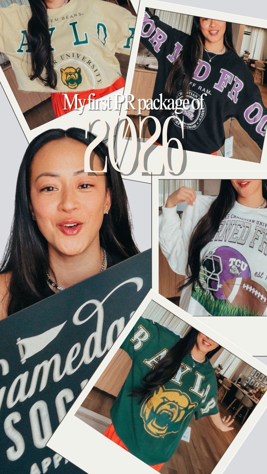 My first PR package of 2026 and it honestly just made sense for our family 🏈

Baylor and TCU in one box feels very on brand over here. From past college football days to the season we’re in now, this is just real life for us. I love when a brand actually gets it.

And now I’m curious… what college team do you cheer for?



#LTKmomlife #LTKActive #LTKdayinmylife