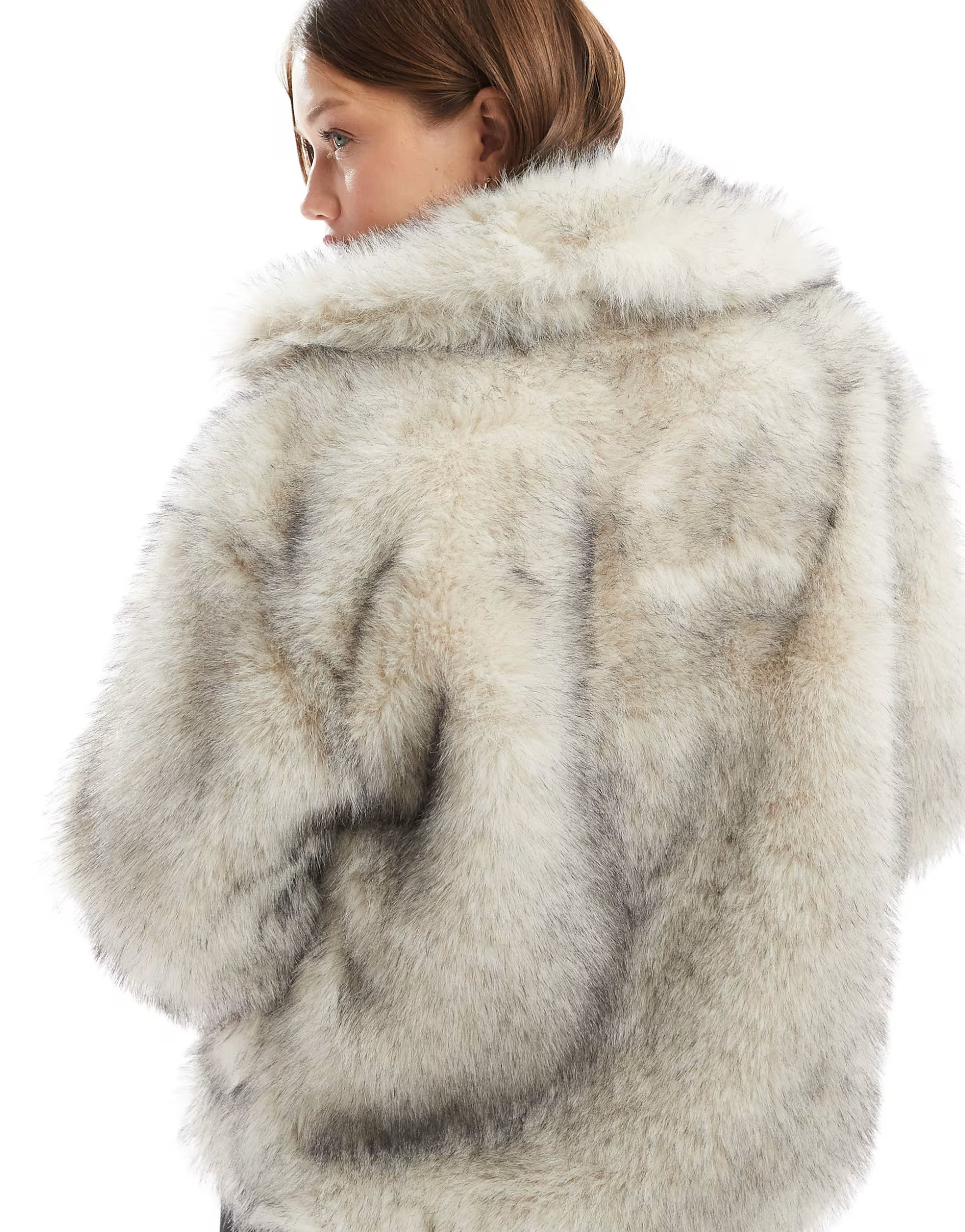 Cotton On mimi faux fur jacket in cream | ASOS | ASOS (Global)