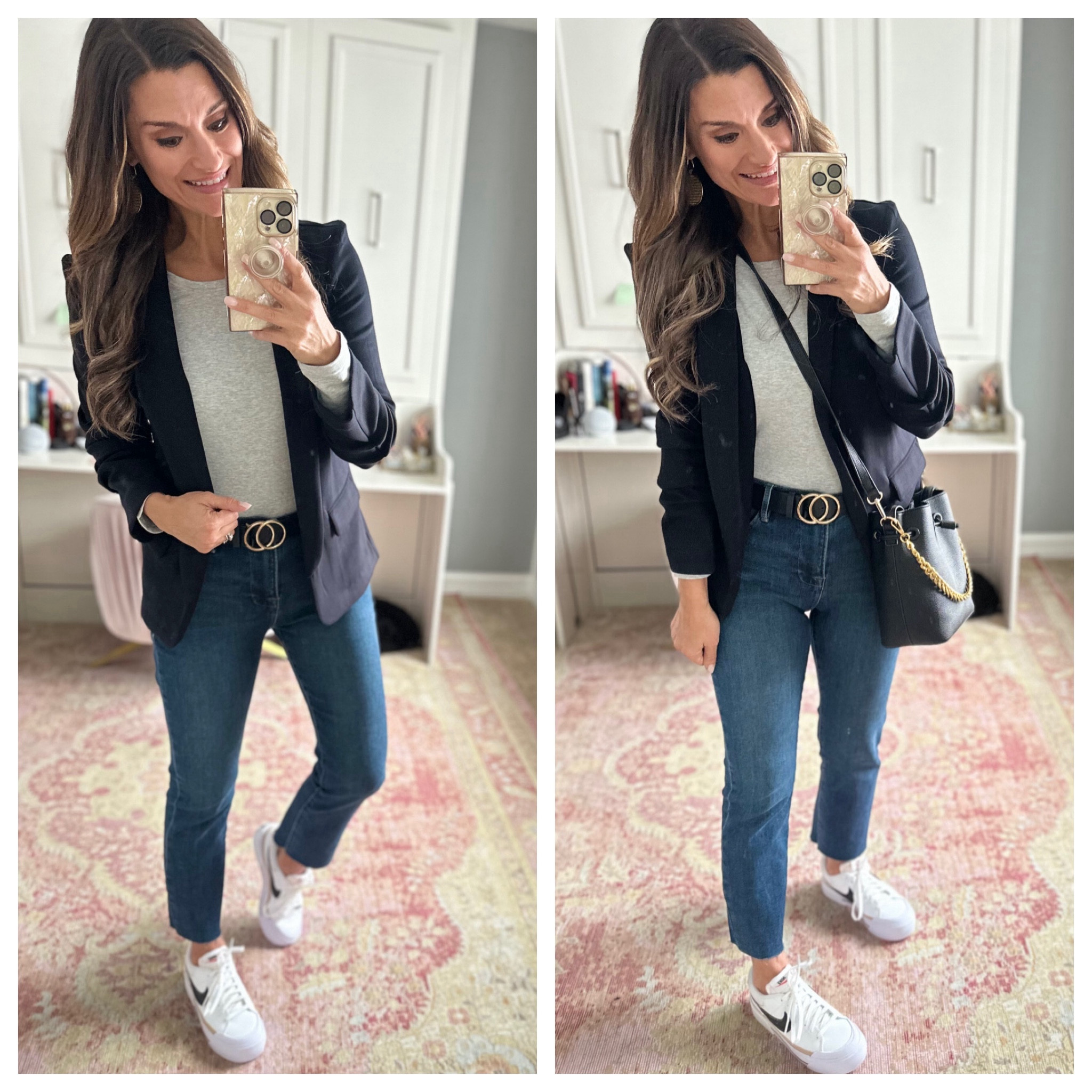 How to style a blazer with jeans 

#LTKstyletip #LTKover40 #LTKfindsunder50
