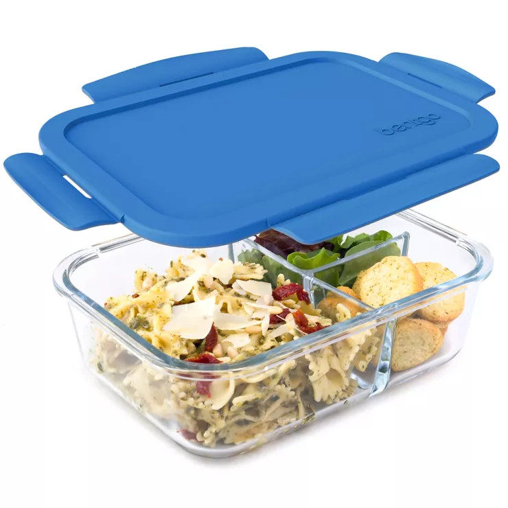 Bentgo 41oz Glass Leak-proof Lunch Box with Plastic Lid | Target