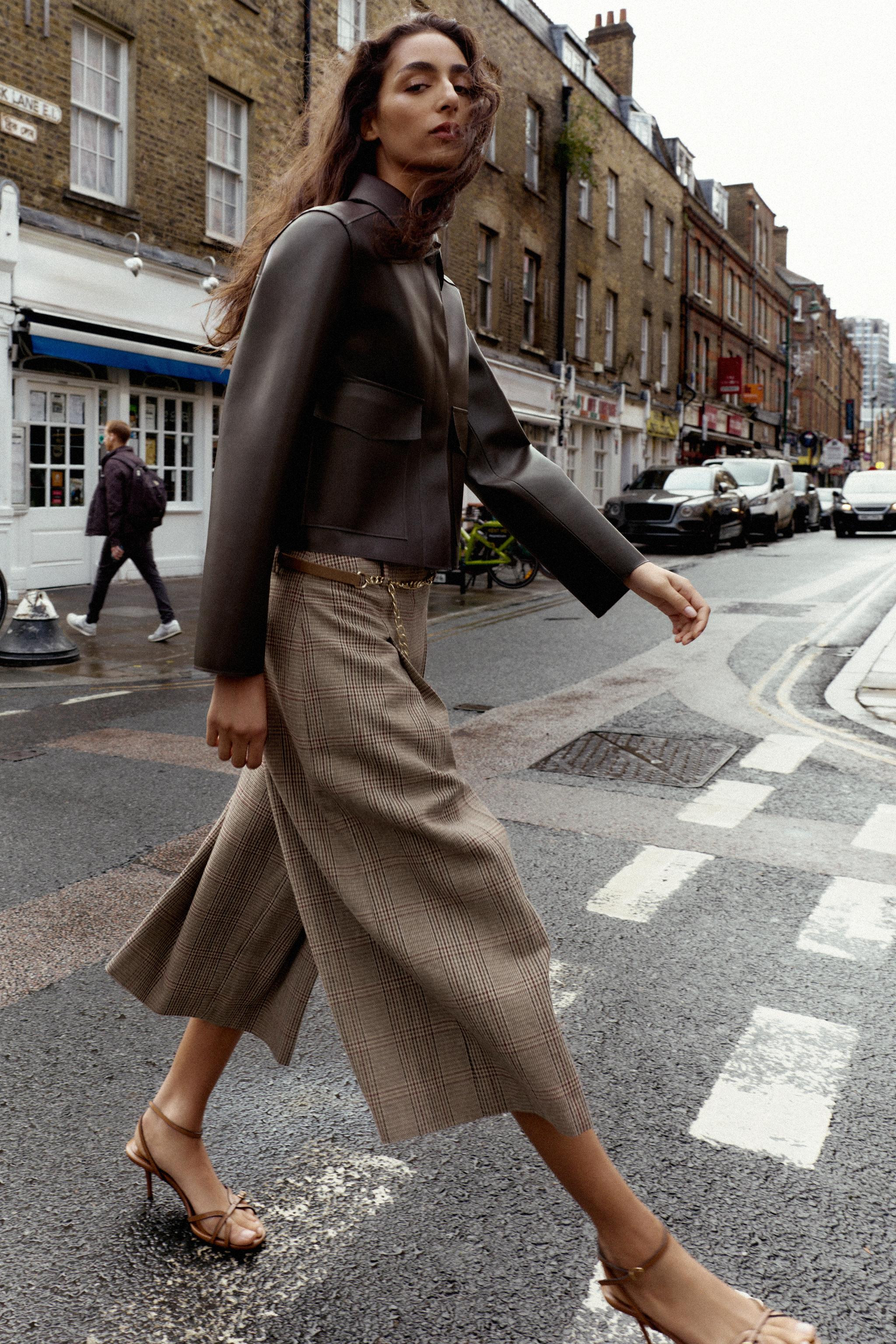 SHORT FAUX LEATHER JACKET | Zara US