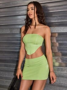 Crop Tube Top & Bodycon Skirt Set
   SKU: sw2112045808454683      
          (1949 Reviews)
     ... | SHEIN