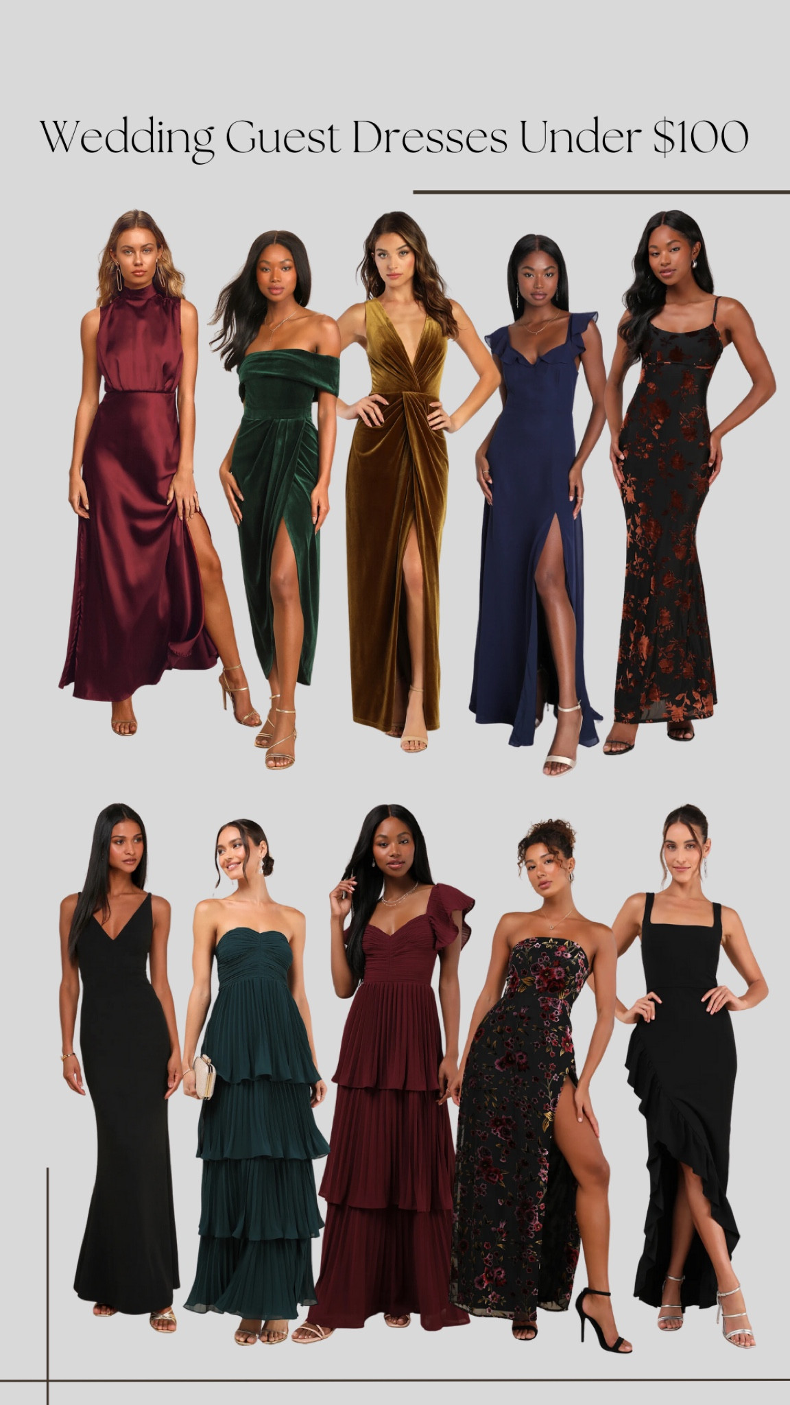 Wedding guest dresses under $100 from Lulu’s 

#LTKFindsUnder100 #LTKWedding #LTKFindsUnder50