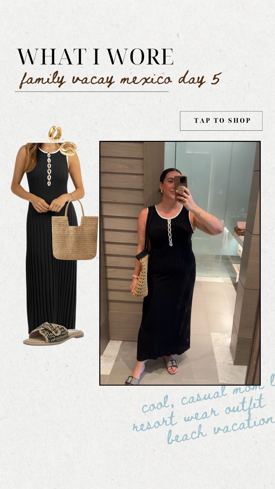 My final dinner outfit in Mexico for our last day! Comfy, bloat friendly, and affordable beach dress that doubles as a swim cover up! On sale now for Amazon  prime spring deals! 

Beach dress, vacation cover up, vacation dinner 

#LTKSaleAlert #LTKWatchNow #LTKTravel