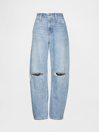 Curvy High Rise Barrel Jeans | Gap (US)