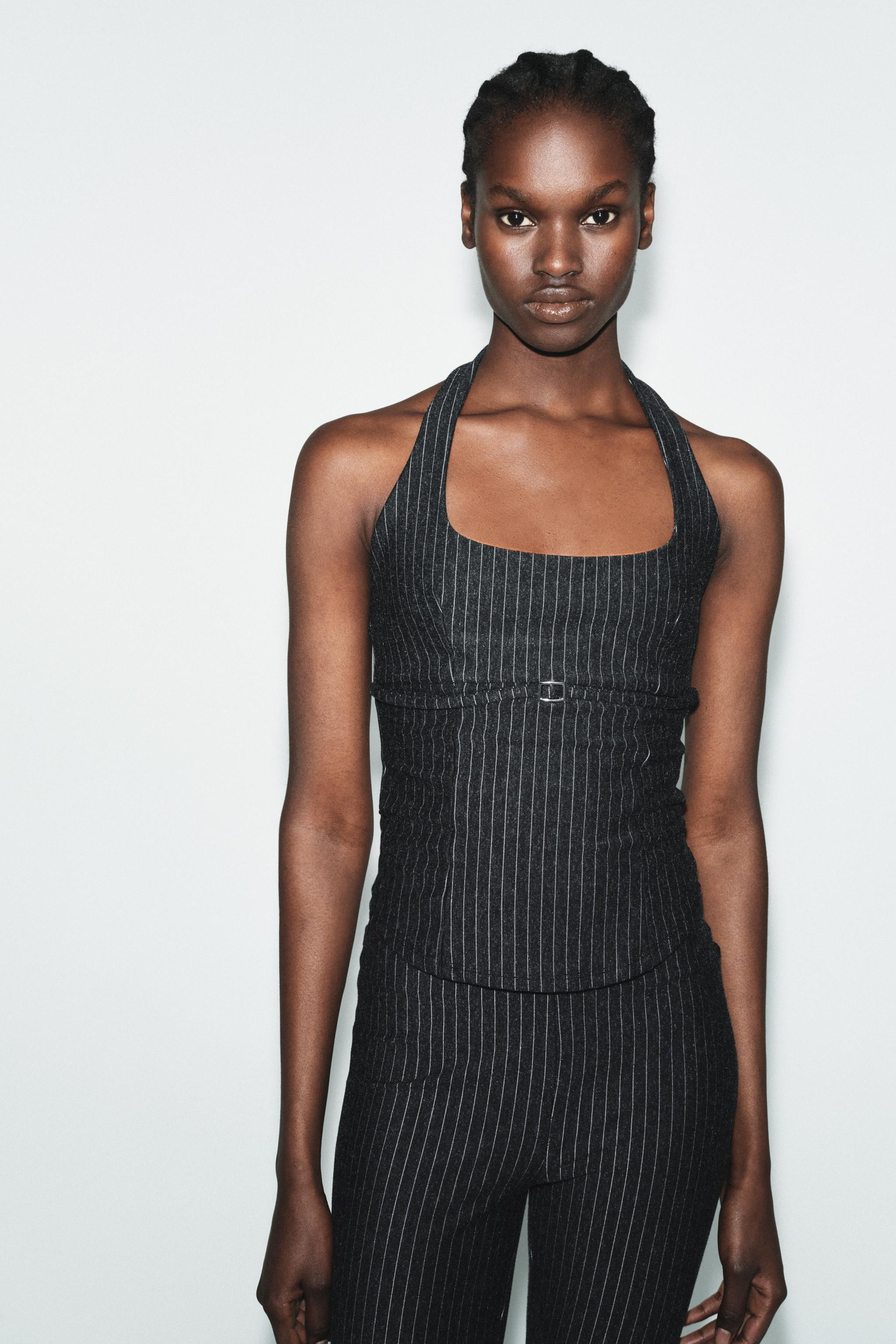 INTERLOCK HALTER TOP | Zara DE