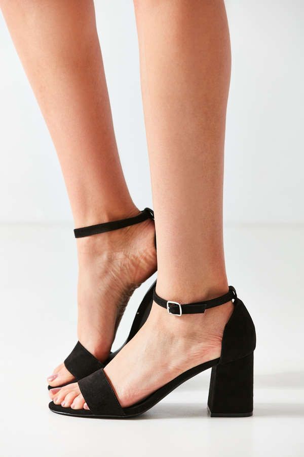 Faux Suede Linda Heel | Urban Outfitters US