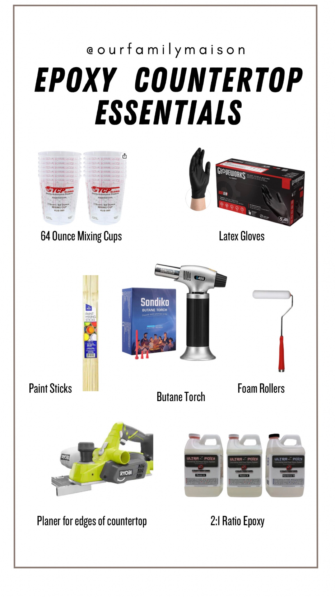 Epoxy Countertop Essentials #LTKDIY 

#LTKhome