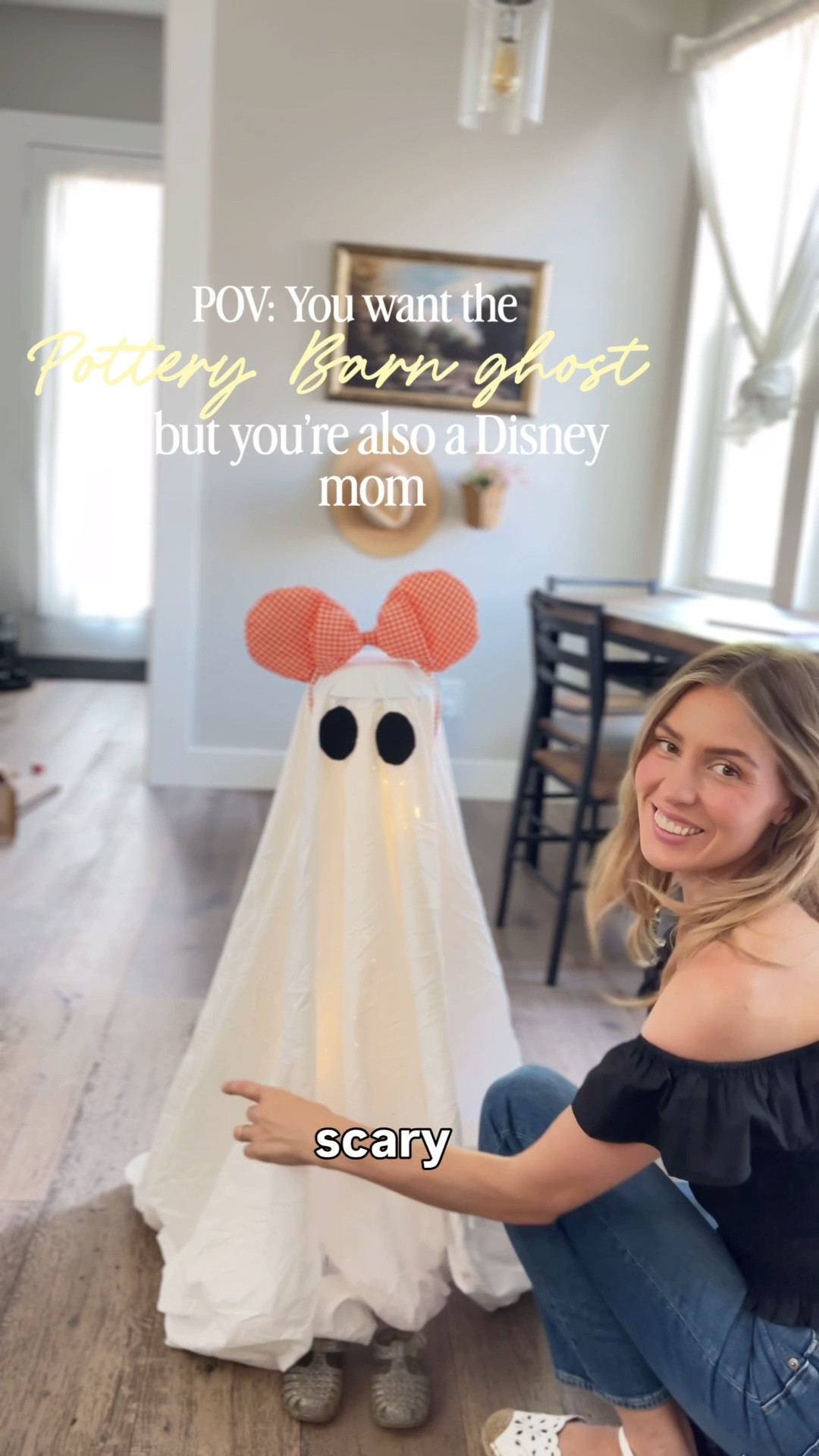 A little Pottery Barn inspiration… with a little Disney magic 👻✨

I DIYed this adorable ghost with a magical twist, and I’m officially obsessed with how it turned out! Because honestly, Halloween decor is even better when you can make it yourself—and add a little Disney magic along the way. 🎃👻✨

Would you make this for your Halloween decor? 🤍

#DIYHalloween #DisneyHalloween #HalloweenDecor #PotteryBarnInspired #DisneyDIY

#LTKdayinmylife #LTKmomlife #LTKHome