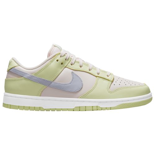 Nike Womens Nike Dunk Low - Womens Shoes Soft Pink/Lime Ice/White Size 08.0 | Foot Locker (US)