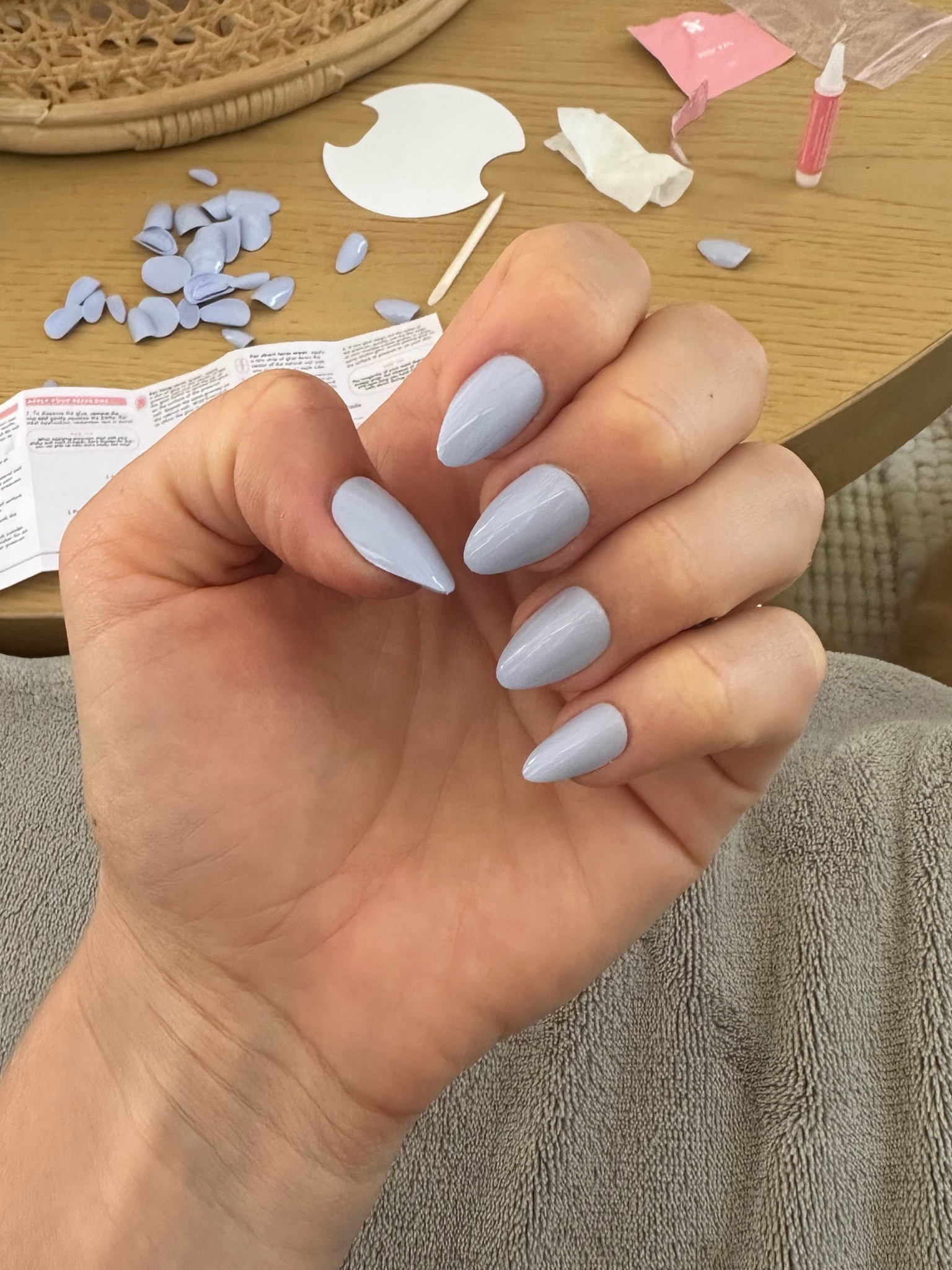 Press on nails!
