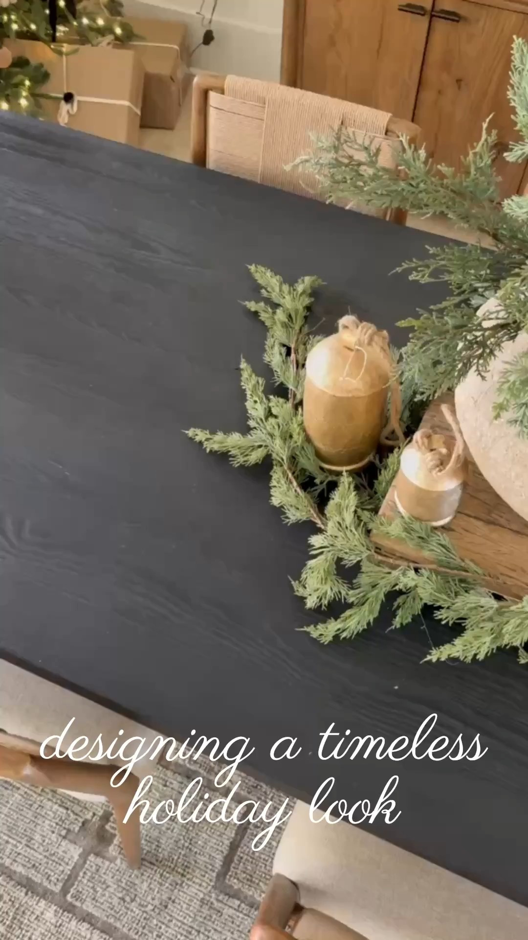 One of my favorite parts of holiday decorating — the table 🌲✨

Mixing fresh greens with textured vessels and layered accents makes your dining area feel instantly festive. This centerpiece is all about warmth, balance, and the beauty of simplicity.

#porcheandco #modernclassic #christmasdecor #holidaystyle #neutralchristmas #holidayhome #interiorstyling #modernclassicinterior #homedecor #holidayinspiration #holidaytablescape #cozyinteriors #timelessdesign #interiorinspo #holidayseason

Do you want to bring our dreamy Modern Classic style interior design into your own home? 🏡 You’re in luck! Reserve our Online Interior Design packages today -> https://porcheandco.com/edesign ✨ We can’t wait to work with you & design your home with #porcheandco


#LTKSeasonal #LTKHoliday #LTKHome