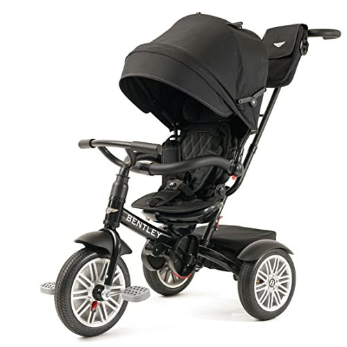 Bentley Kids Trike, All Terrain Toddler Bike 6-in-1, Officially Licensed & Designed by Bentley Motors UK, Baby Tricycle is a Compelling Statement of Performance & Luxury, Onyx Black (6m-5y+) | Amazon (US)