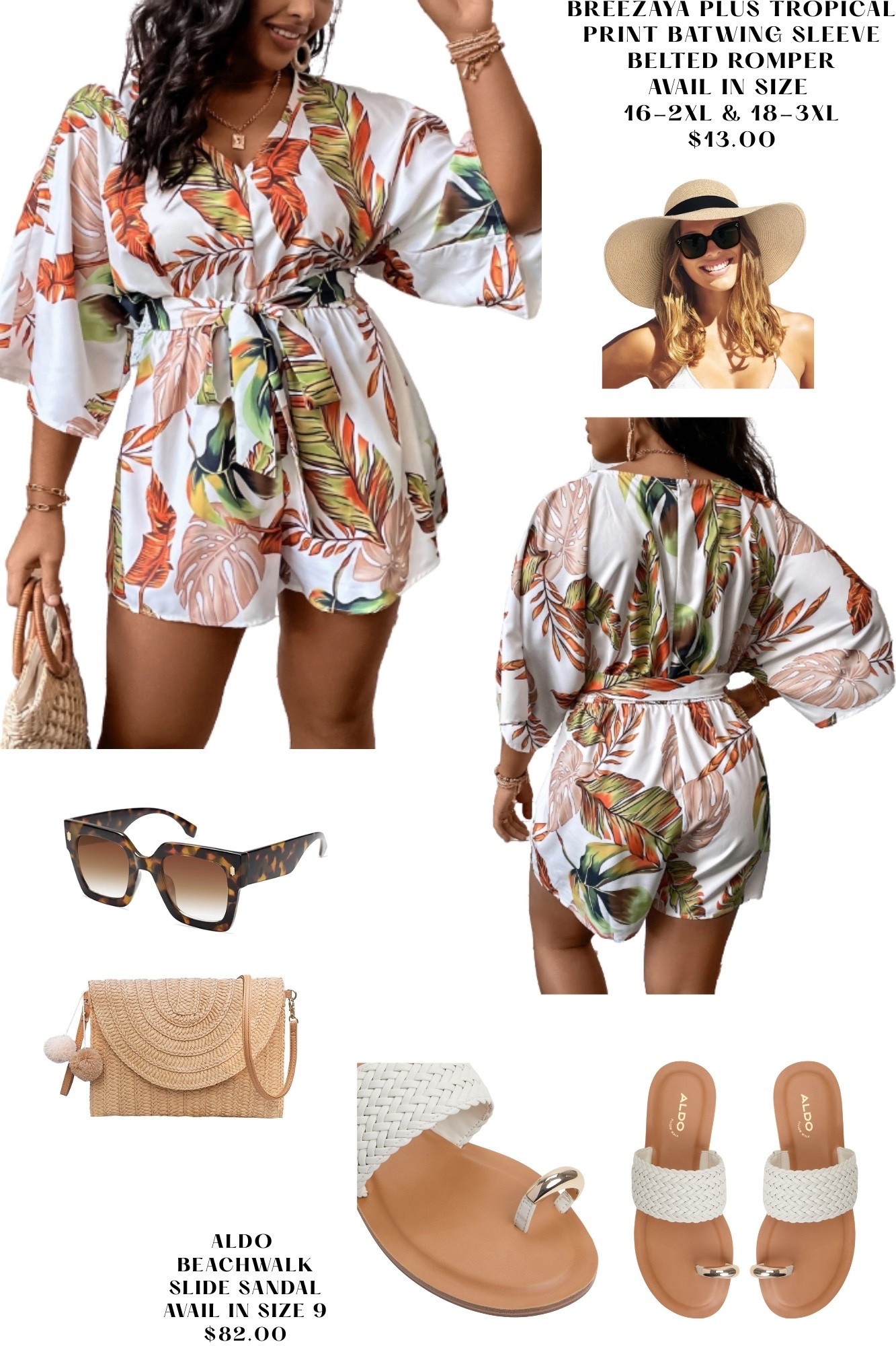 Daytime Excursion outfit on vacation✨
Comfy and stylish Romper with accessories to match! 

#LTKTravel #LTKPlusSize #LTKStyleTip