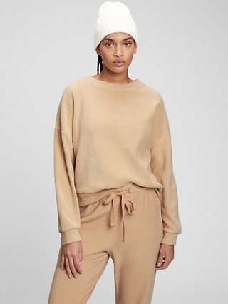Reversible Cozy Flannel Long Sleeve T-Shirt | Gap (US)