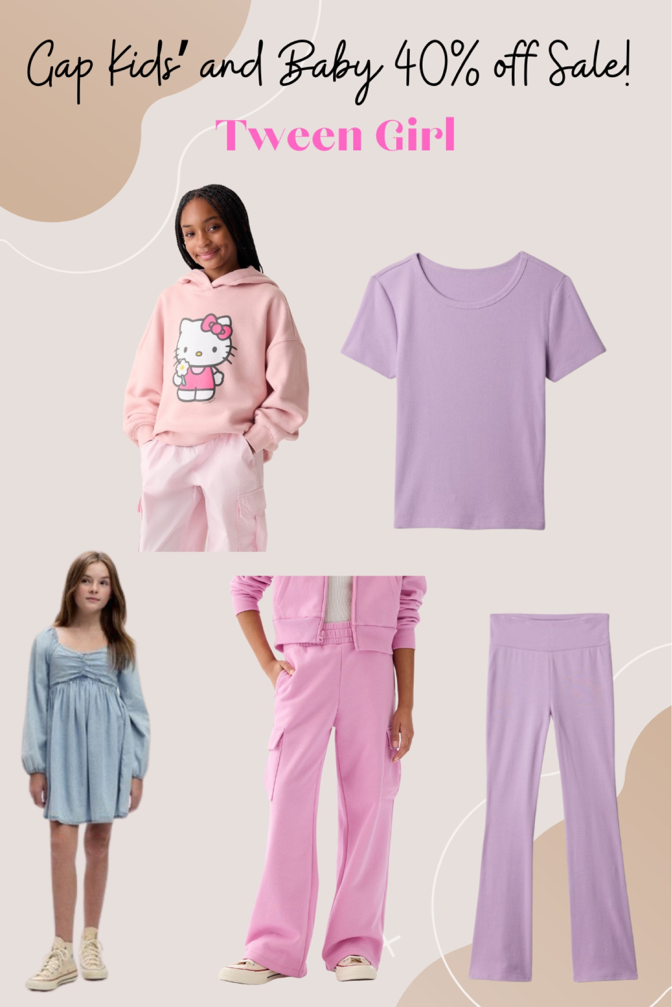 Adorable spring items for tween girls! Gap is having a 40% off sale for kids and baby. These are all in Kaia’s cart.💕

#LTKkids #LTKSpringSale #LTKfamily