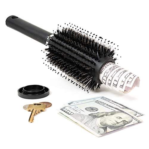 Diversion Safe Hair Brush to Hide Money, Cash, Mini Key, Pills, Small Jewelry Safe Hidden Stash Secr | Amazon (US)