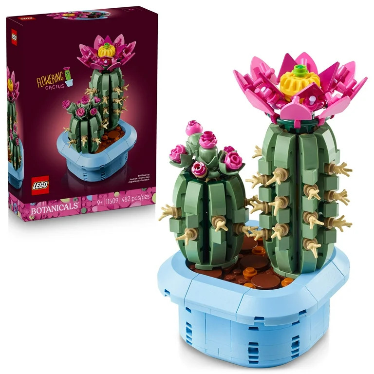 LEGO Botanicals Flowering Cactus Building Toy - Crafting Kit for Girls & Boys, Ages 9+ - Easter B... | Walmart (US)