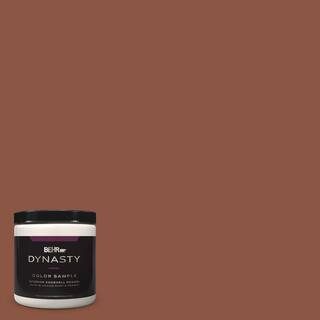 BEHR DYNASTY 8 oz. #S180-7 True Copper One-Coat Hide Eggshell Enamel Stain-Blocking Interior Pain... | The Home Depot