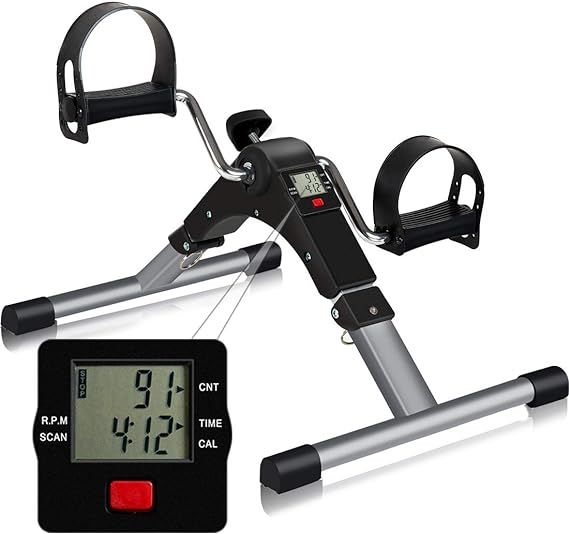 TABEKE Pedal Exerciser, Sitting Pedal Exerciser for Arm/Leg Workout, Portable Bike Pedal Exercise... | Amazon (US)
