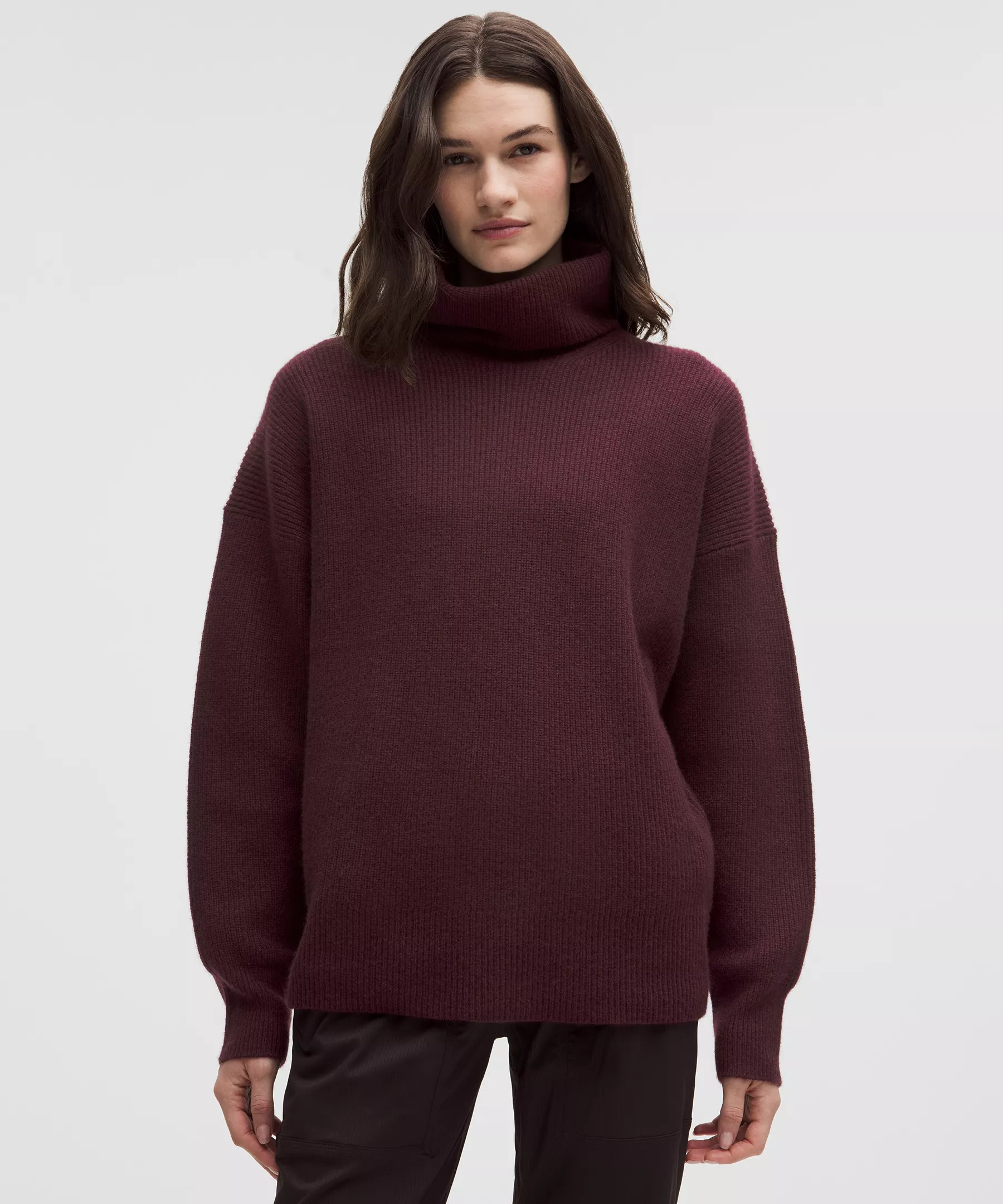 Oversized Cashmere Funnel-Neck Sweater | Lululemon (US)