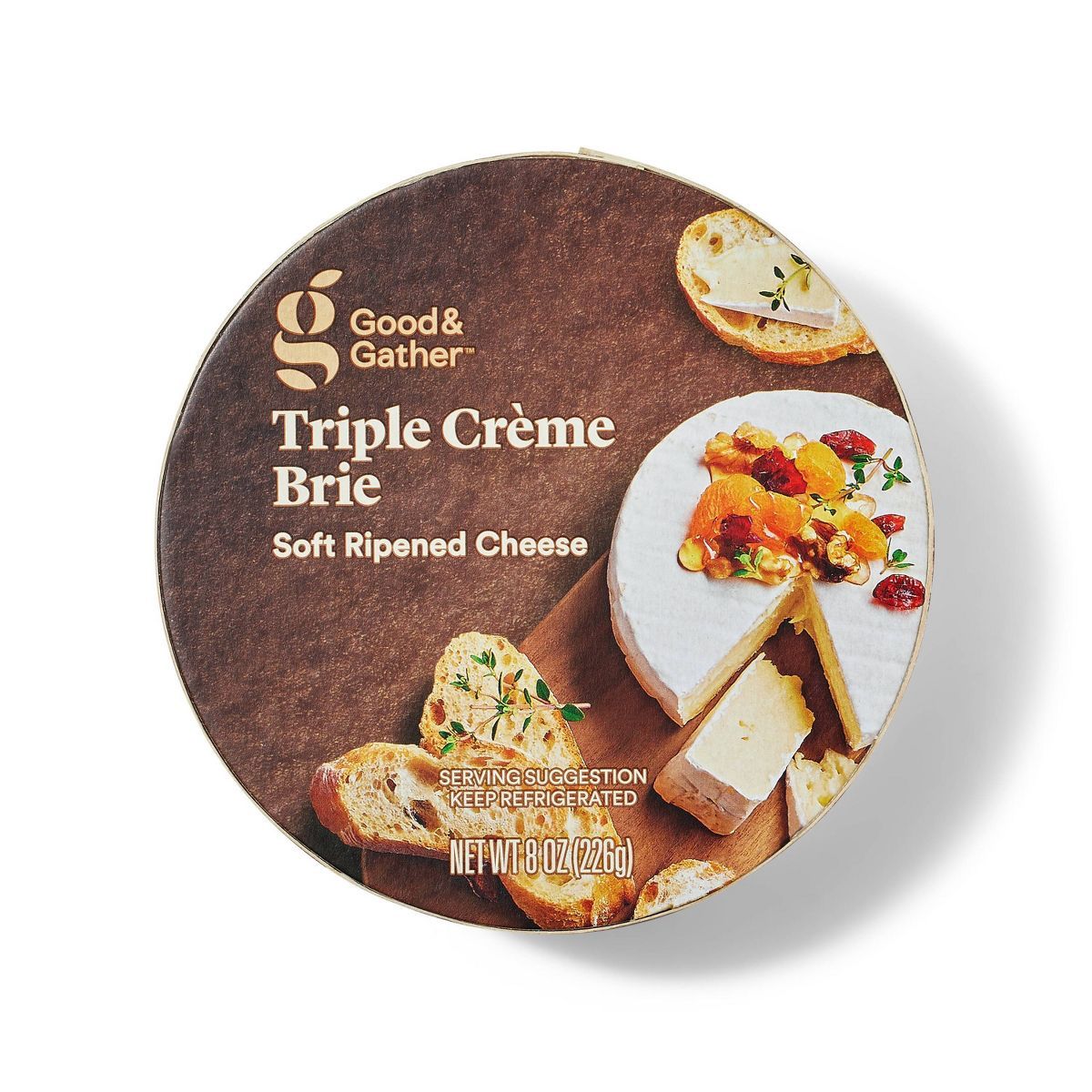 Triple Crème Brie Cheese Wheel - 8oz - Good & Gather™ | Target