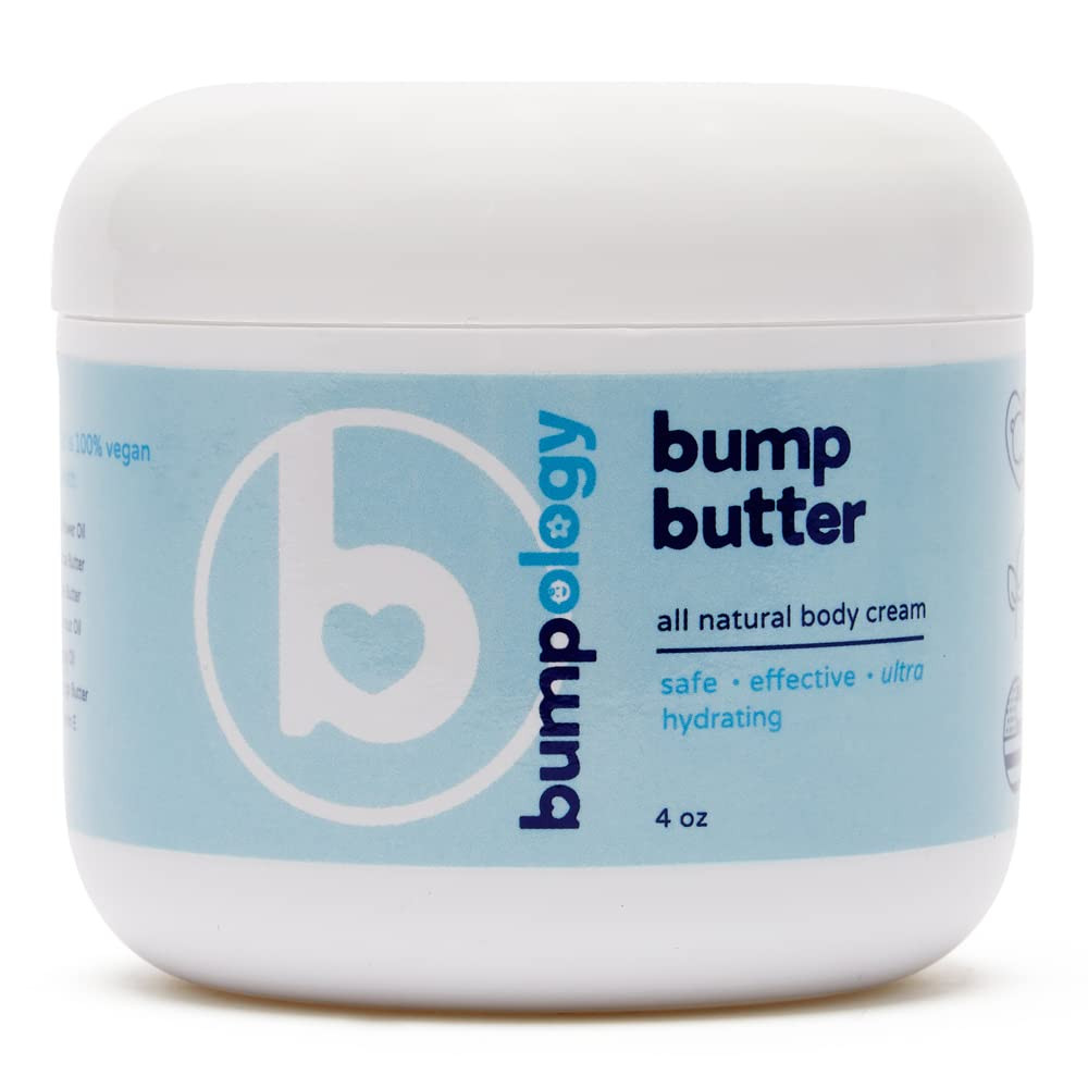 Bumpology Bump Butter Stretch Mark Moisturize Cream | 2-in-1 All Natural Belly Cream for Pregnanc... | Amazon (US)