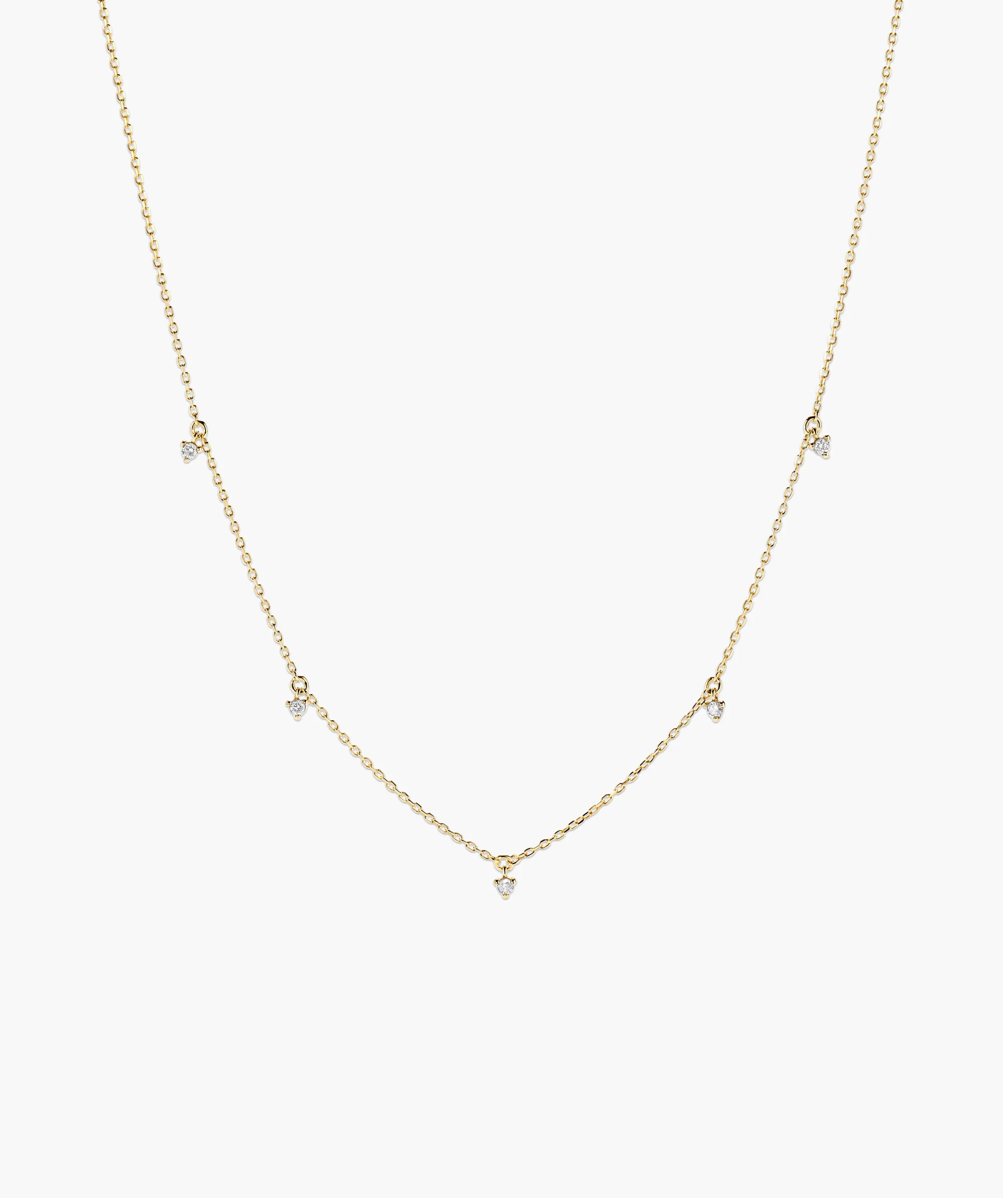 Multi Station Diamond Necklace | Mejuri Fine Crew